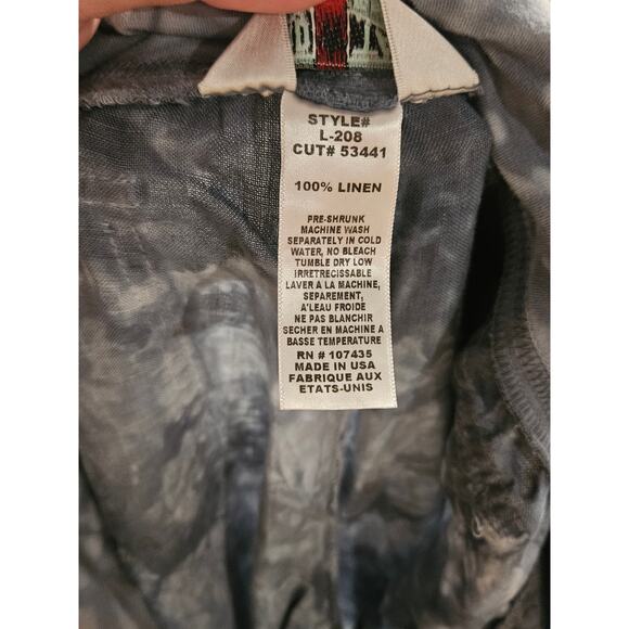 Hard tail forever tiedye jogger drawstring balloon pants womems large linen - Picture 7 of 8